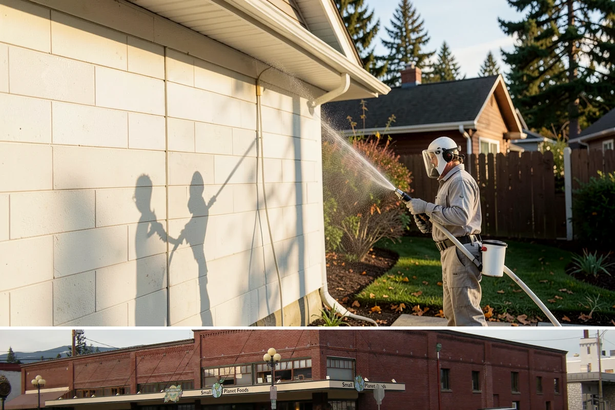 Full Exterior Cleaning Package in Sedro-Woolley, Skagit County, WA - A summer booking gives the whole property time to dry between stages and hold its clean finish.