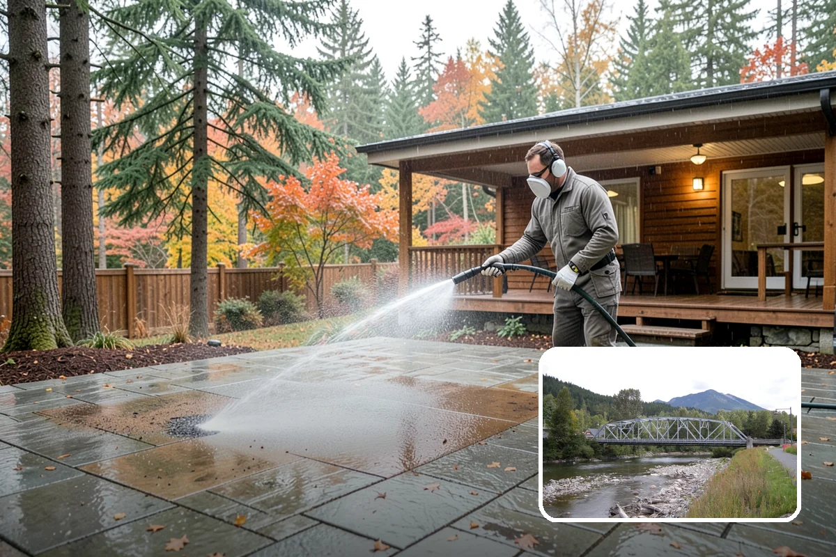 Full Exterior Cleaning Package in Skykomish, King County, WA - Covers the entire exterior in one coordinated project