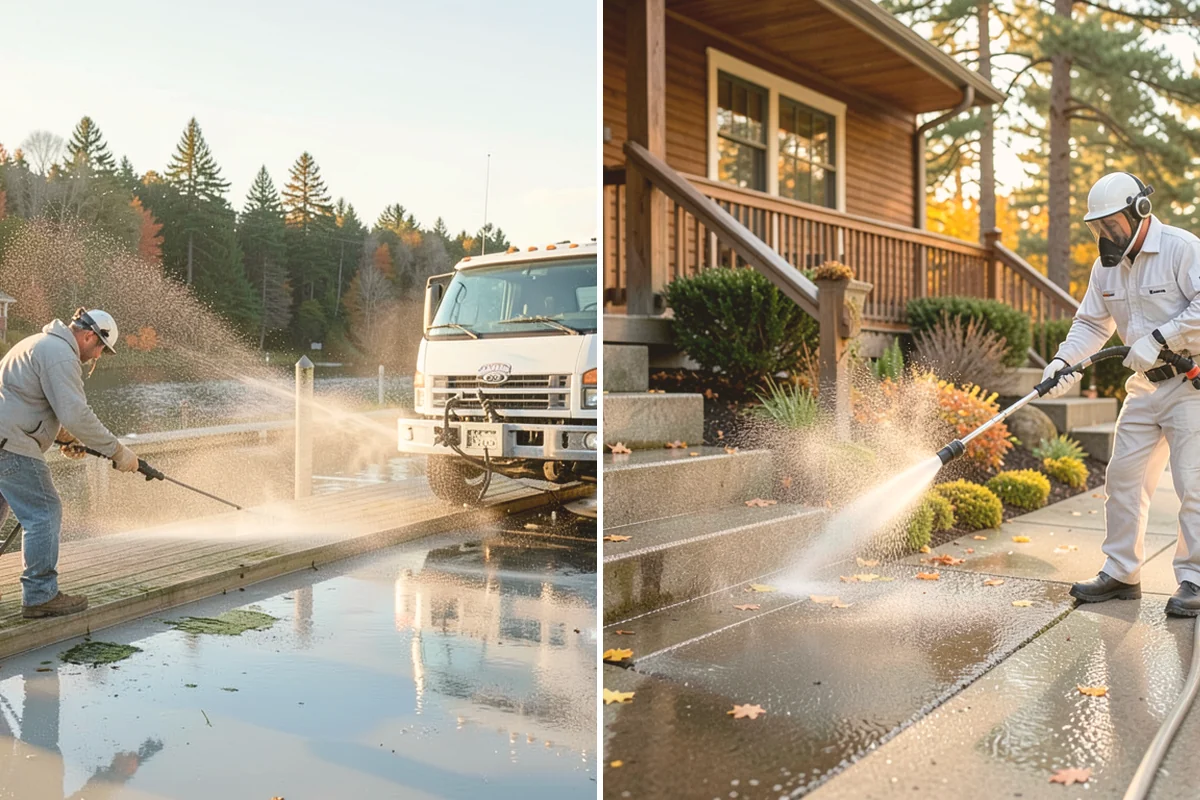 Full Exterior Cleaning Package in Snohomish, Snohomish County, WA - Soft wash the roof and treat moss and streaking