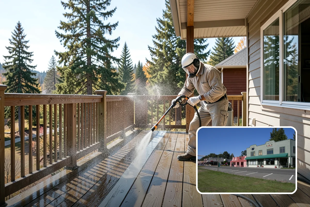 Full Exterior Cleaning Package in Snoqualmie, King County, WA - Covers the entire exterior in one coordinated project