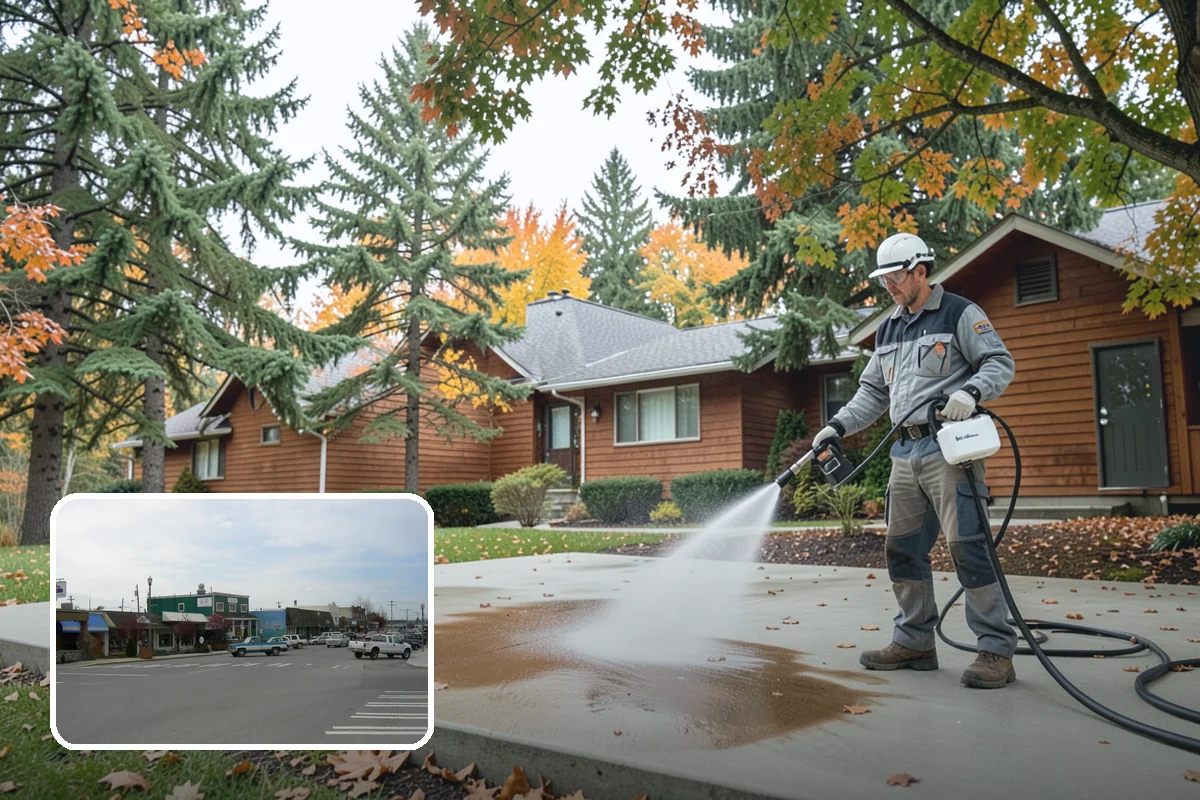 Full Exterior Cleaning Package in Stanwood, Snohomish County, WA - Covers the entire exterior in one coordinated project