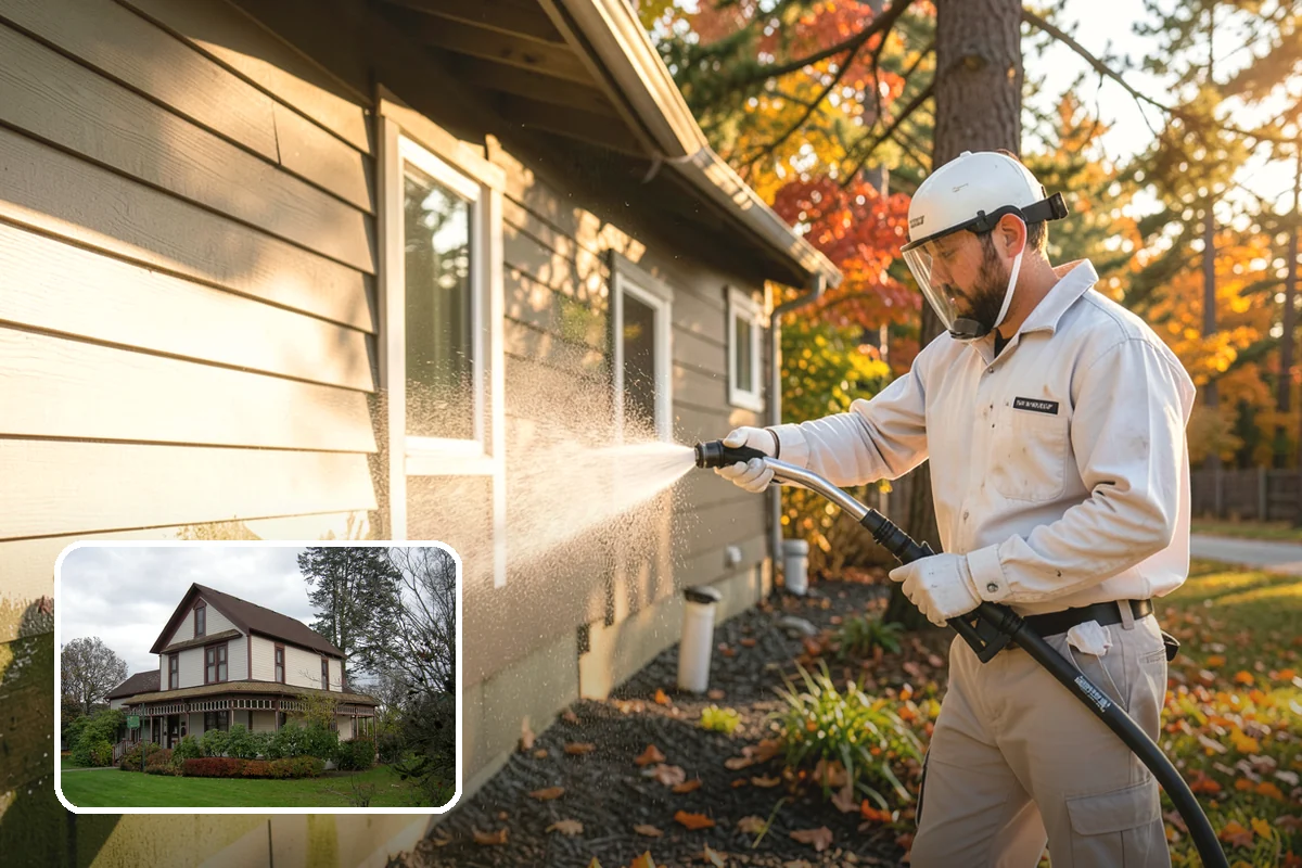 Full Exterior Cleaning Package in Sumner, Pierce County, WA - Covers the entire exterior in one coordinated project