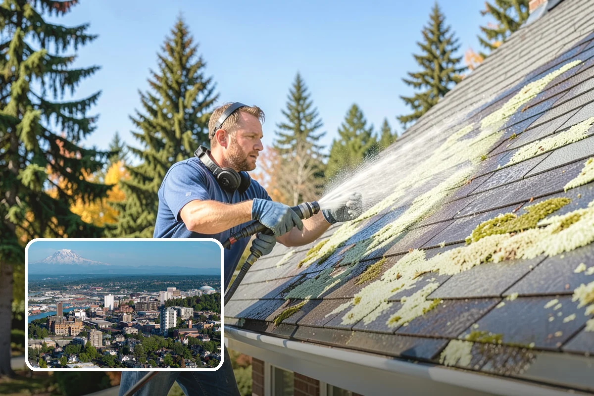 Full Exterior Cleaning Package in Tacoma, Pierce County, WA - Covers the entire exterior in one coordinated project