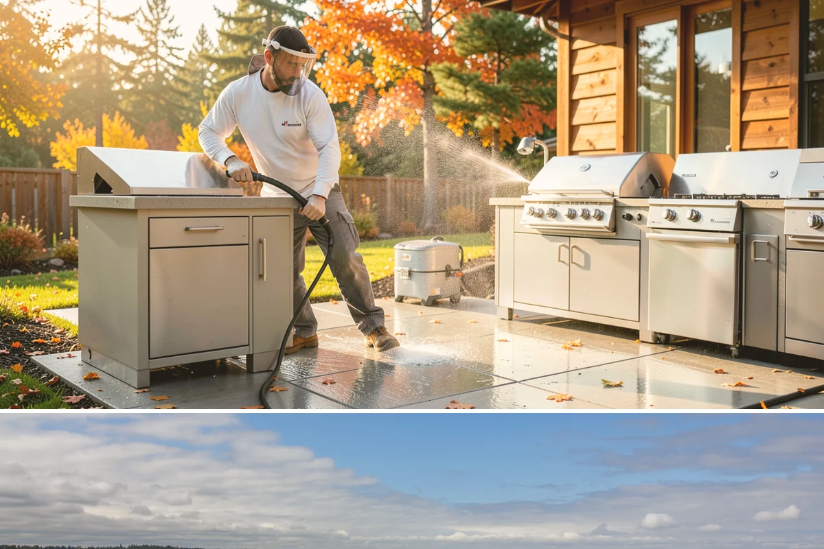 Full Exterior Cleaning Package in University Place, Pierce County, WA - A summer booking gives the whole property time to dry between stages and hold its clean finish.