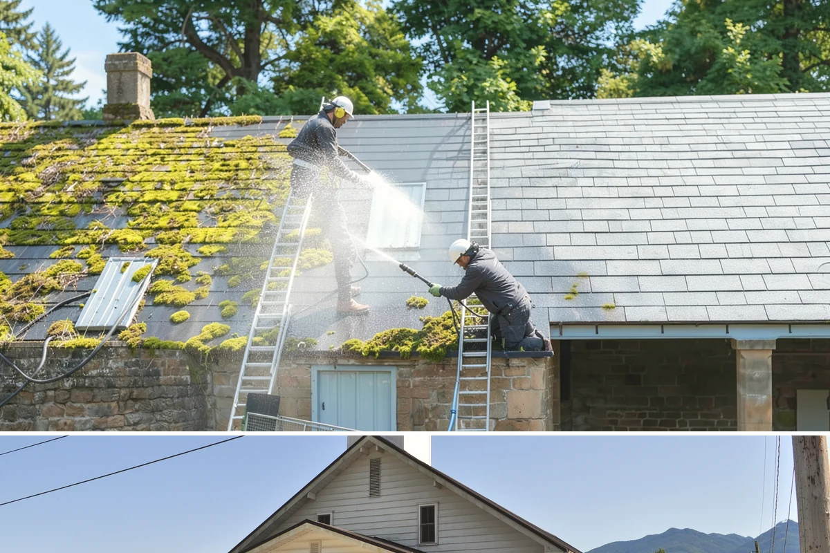 Garage Door Washing in Concrete, Skagit County, WA - Spring is ideal for clearing the heavy cedar and cottonwood pollen that coats doors after a wet Northwest winter.