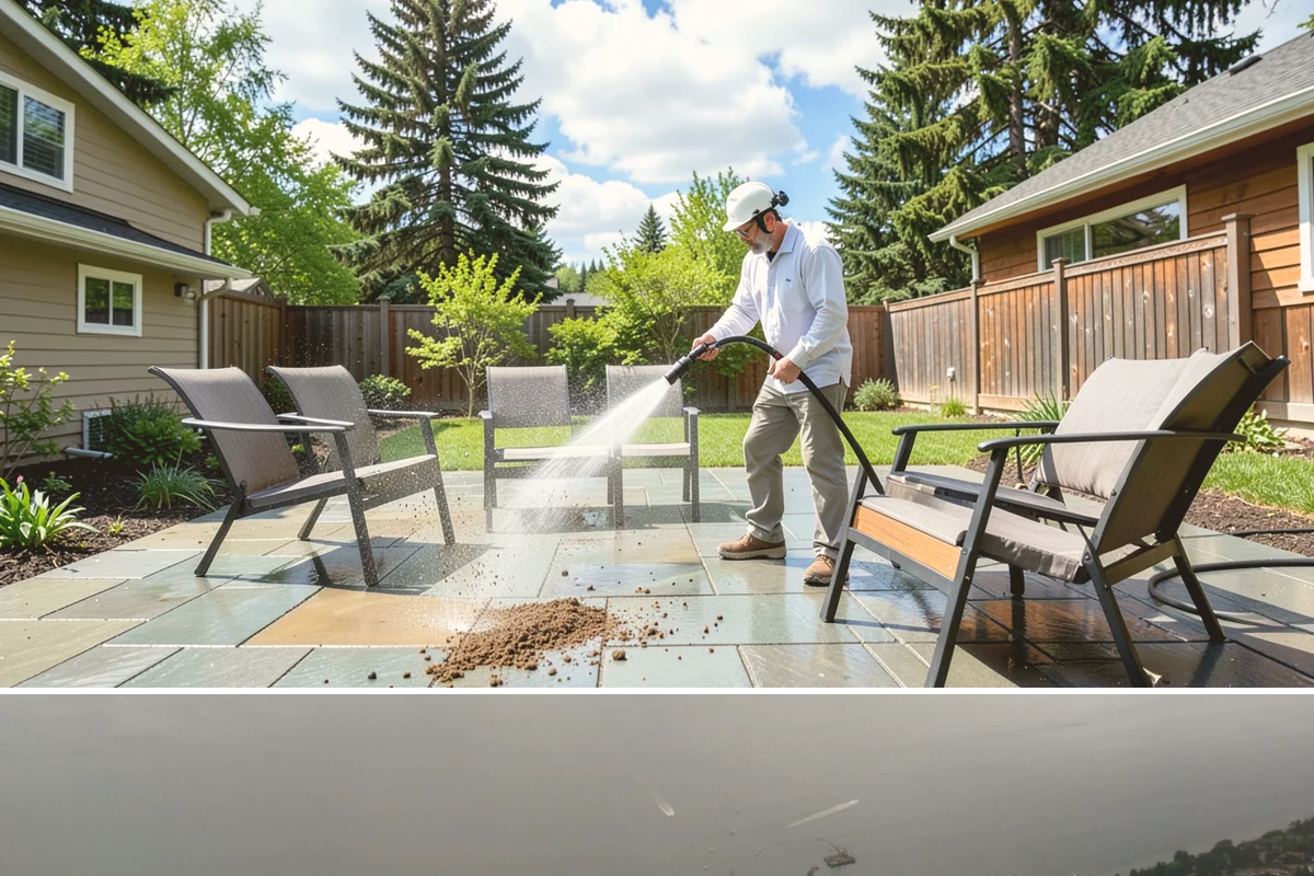 Garage Door Washing in Des Moines, King County, WA - Spring is ideal for clearing the heavy cedar and cottonwood pollen that coats doors after a wet Northwest winter.