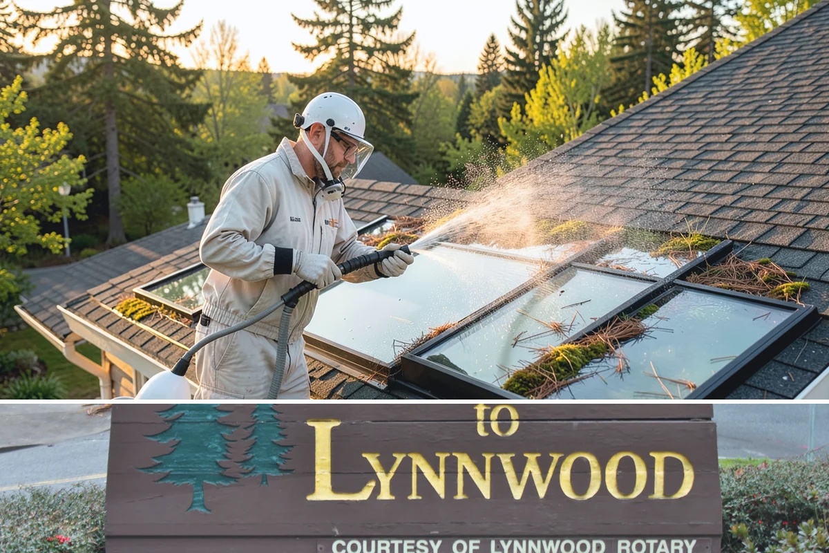 Garage Door Washing in Lynnwood, Snohomish County, WA - Spring is ideal for clearing the heavy cedar and cottonwood pollen that coats doors after a wet Northwest winter.
