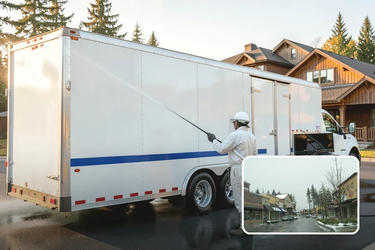 Garage Door Washing in Mill Creek, Snohomish County, WA - Brightens the most prominent surface on your home's front elevation