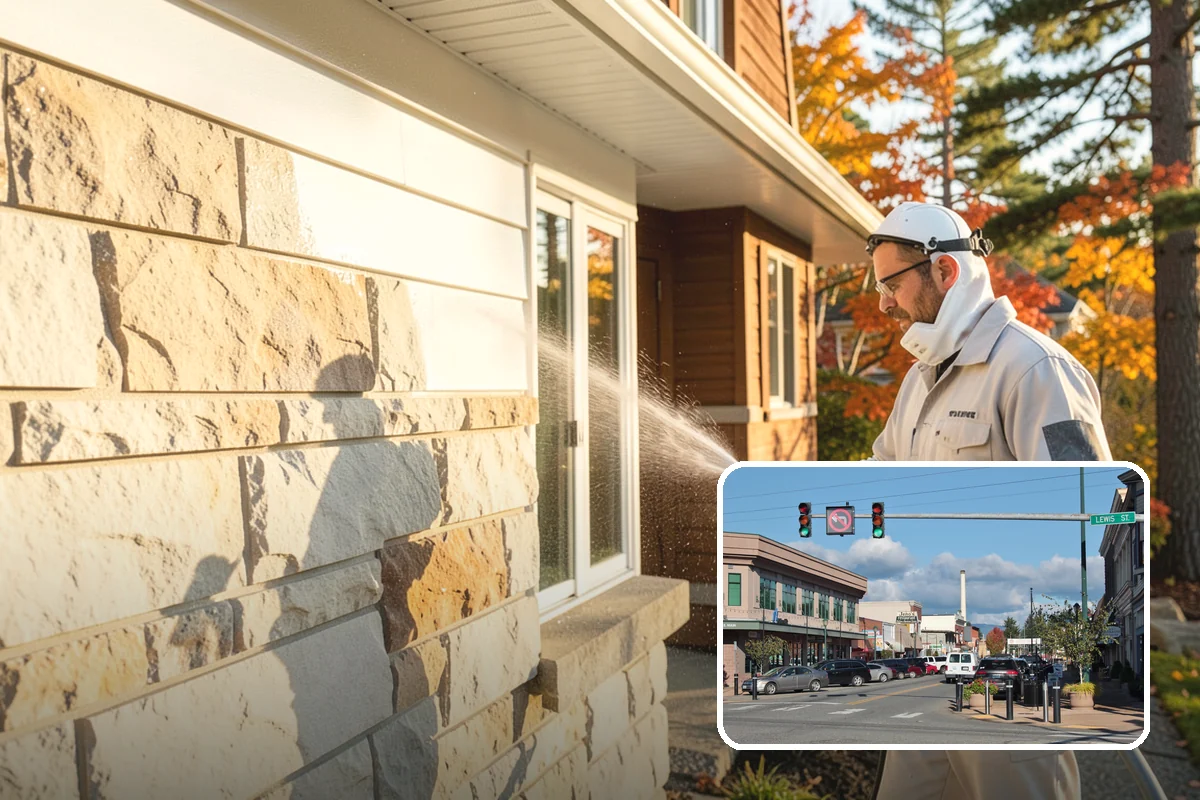Garage Door Washing in Monroe, Snohomish County, WA - Brightens the most prominent surface on your home's front elevation