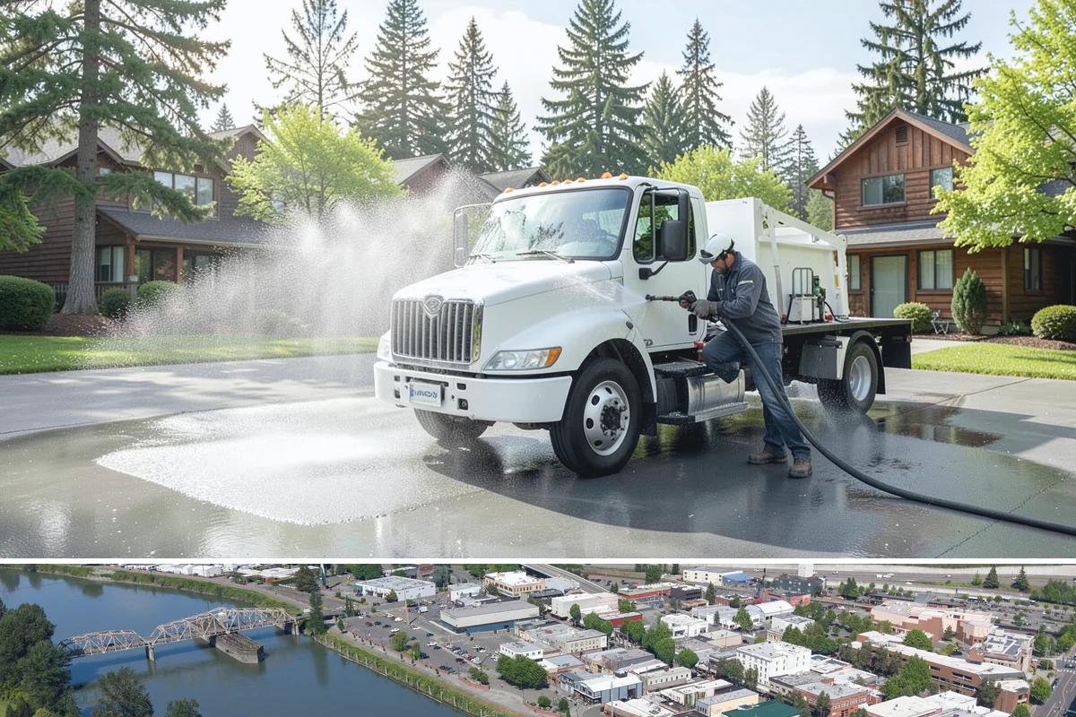 Garage Door Washing in Mount Vernon, Skagit County, WA - Spring is ideal for clearing the heavy cedar and cottonwood pollen that coats doors after a wet Northwest winter.