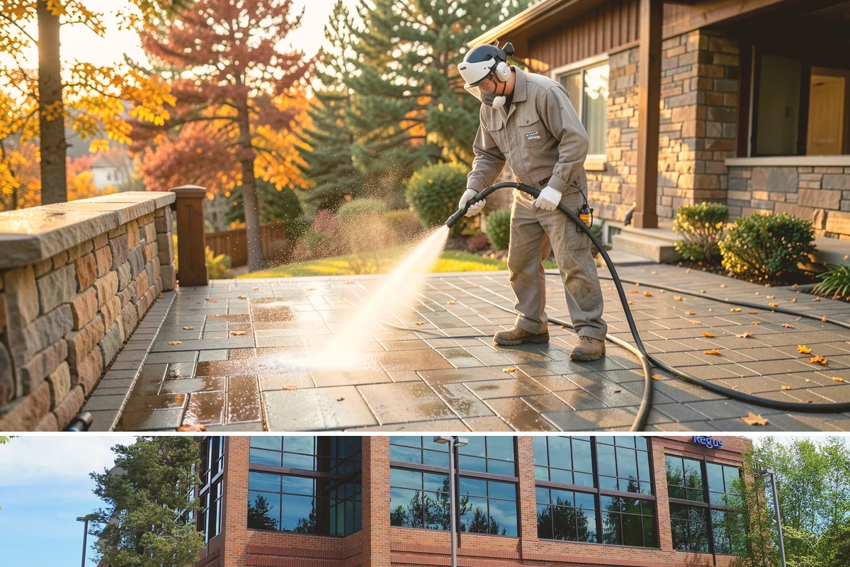 Garage Door Washing in Mountlake Terrace, Snohomish County, WA - Spring is ideal for clearing the heavy cedar and cottonwood pollen that coats doors after a wet Northwest winter.