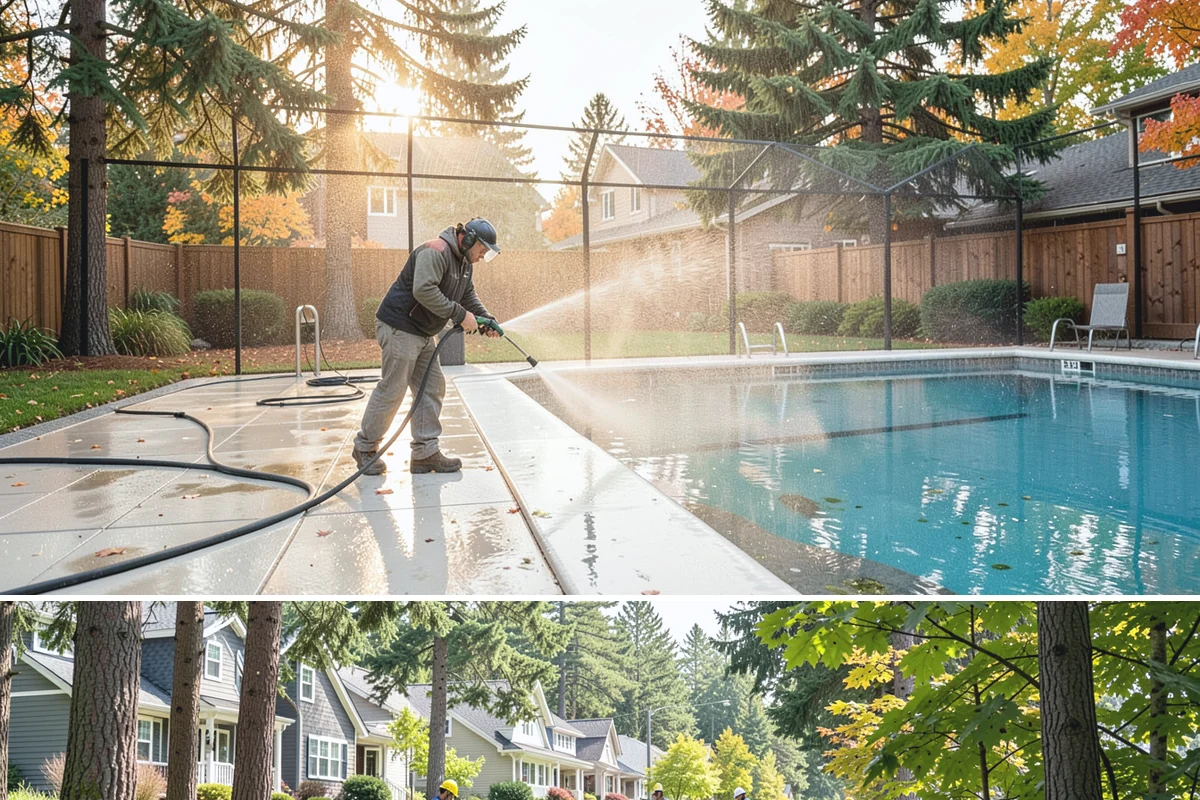 Garage Door Washing in Normandy Park, King County, WA - Spring is ideal for clearing the heavy cedar and cottonwood pollen that coats doors after a wet Northwest winter.
