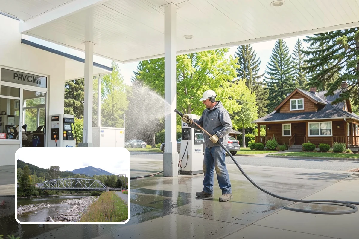 Garage Door Washing in Skykomish, King County, WA - Brightens the most prominent surface on your home's front elevation