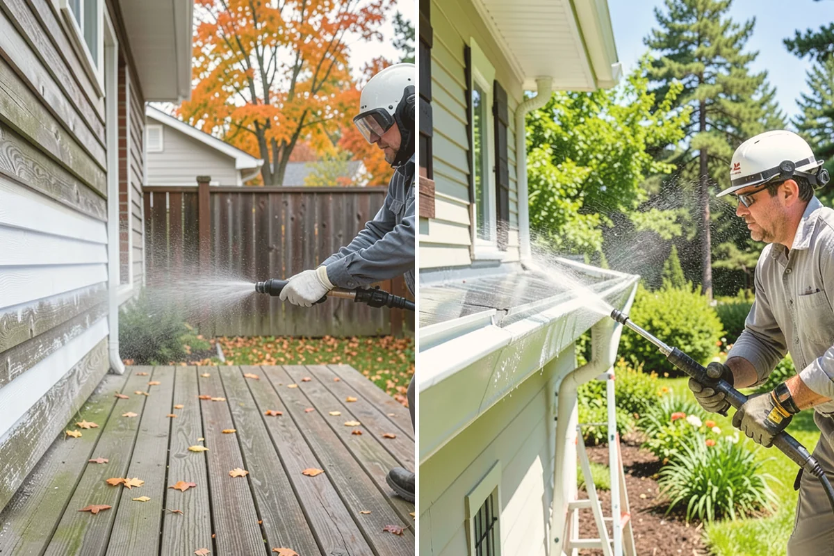 Garage Door Washing in Snohomish, Snohomish County, WA - Rinse loose dust and cobwebs from panels and track hardware