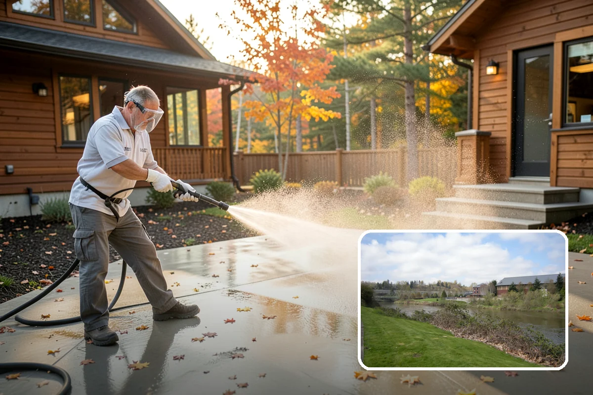 Garage Door Washing in Tukwila, King County, WA - Brightens the most prominent surface on your home's front elevation