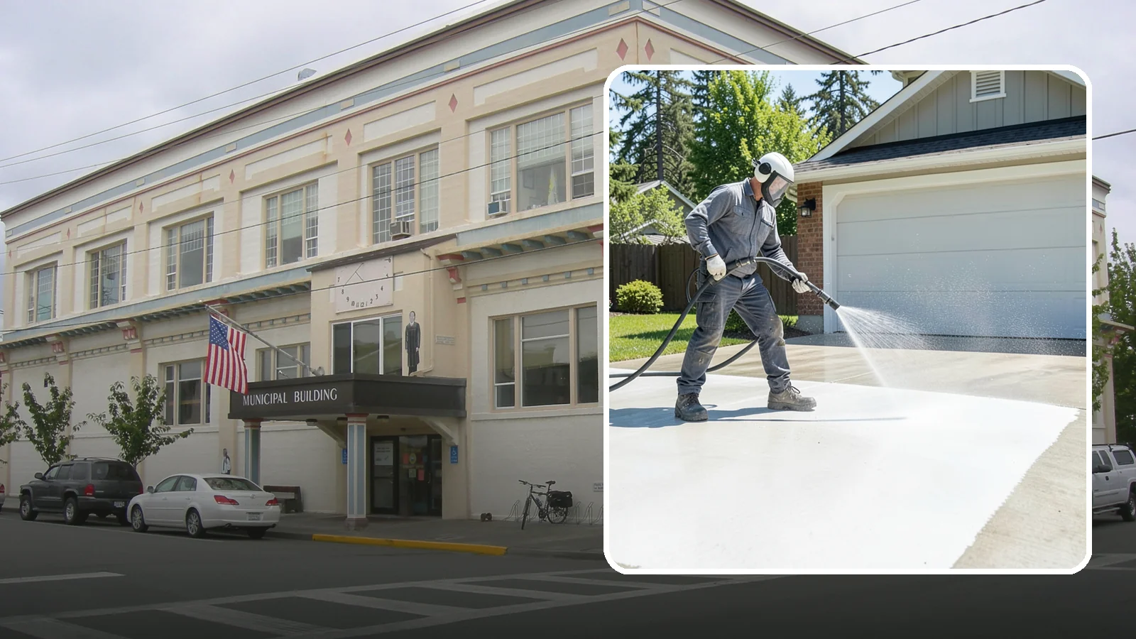 Garage Floor Cleaning in Anacortes, Skagit County, WA - Deep-clean oil-soaked, dusty garage floors to a bright, safer surface ready for parking or coating.