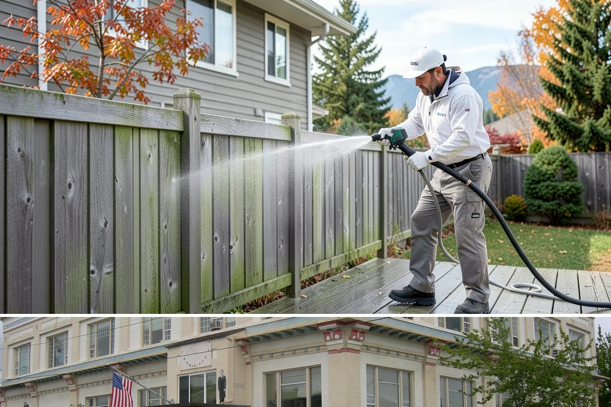 Garage Floor Cleaning in Anacortes, Skagit County, WA - Because a garage floor is sheltered, this service works year-round, though winter is popular when homeowners prep for coating...