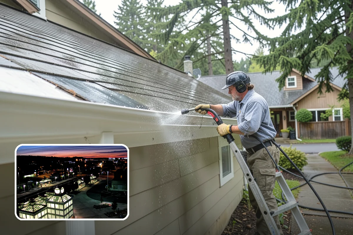 Garage Floor Cleaning in Auburn, King County, WA - Cuts through years of oil, brake dust, and tracked-in road salt