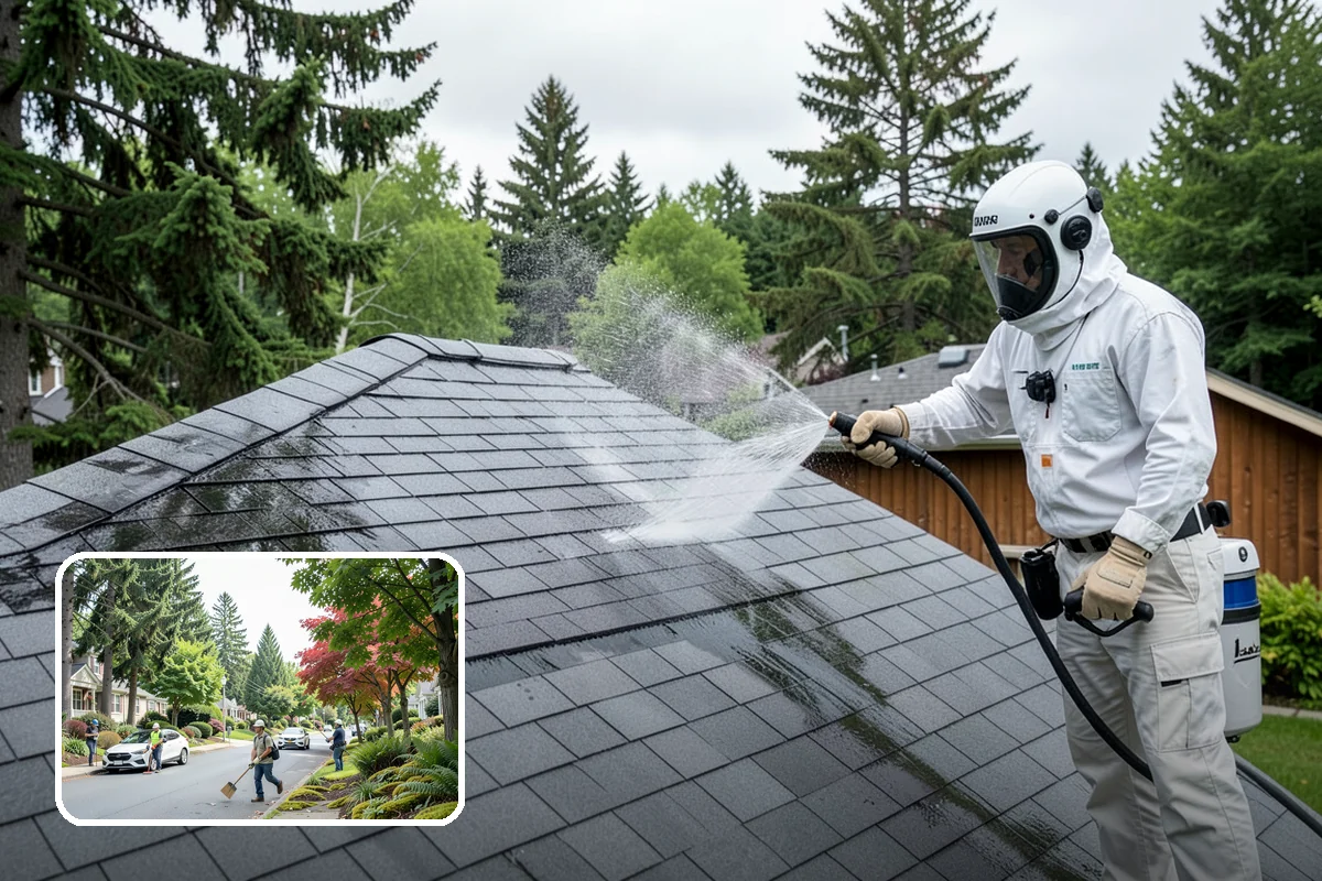 Garage Floor Cleaning in Beaux Arts Village, King County, WA - Cuts through years of oil, brake dust, and tracked-in road salt