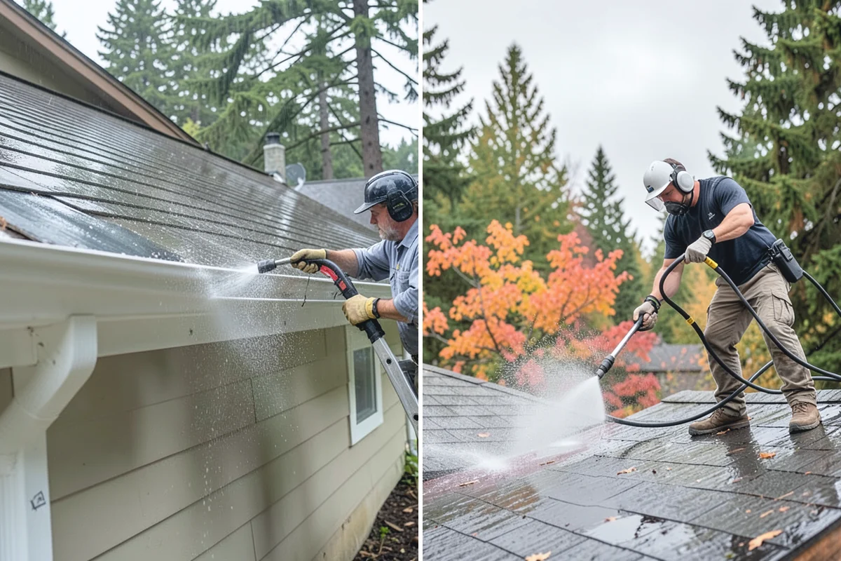 Garage Floor Cleaning in Bonney Lake, Pierce County, WA - Clear the floor and mask off walls and storage areas