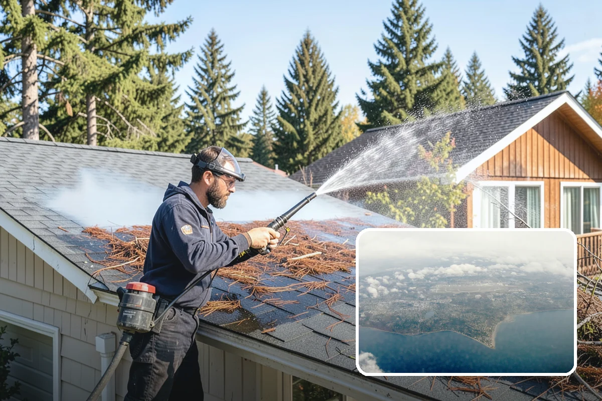 Garage Floor Cleaning in Burien, King County, WA - Cuts through years of oil, brake dust, and tracked-in road salt