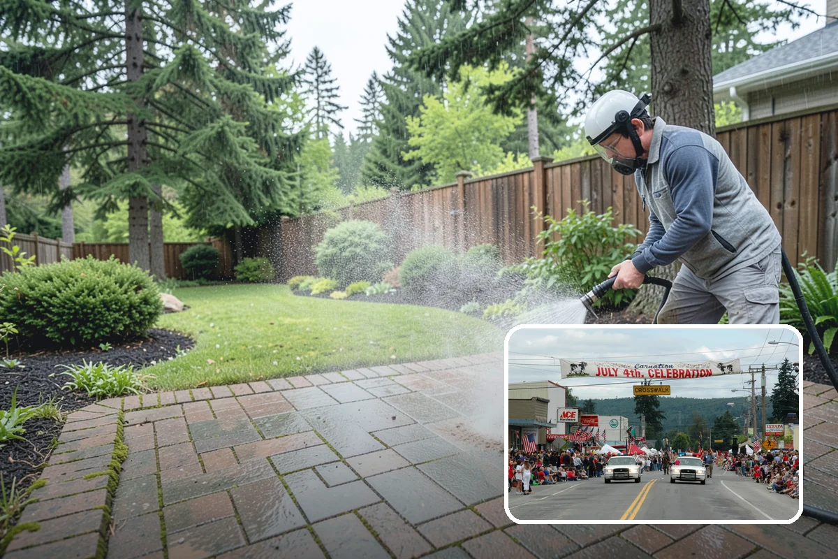 Garage Floor Cleaning in Carnation, King County, WA - Cuts through years of oil, brake dust, and tracked-in road salt
