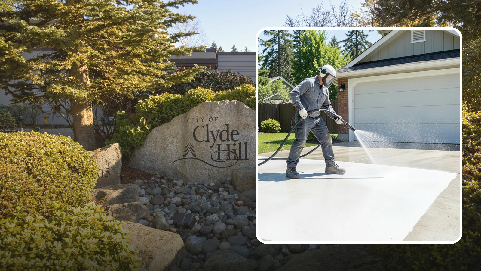 Garage Floor Cleaning in Clyde Hill, King County, WA - Deep-clean oil-soaked, dusty garage floors to a bright, safer surface ready for parking or coating.