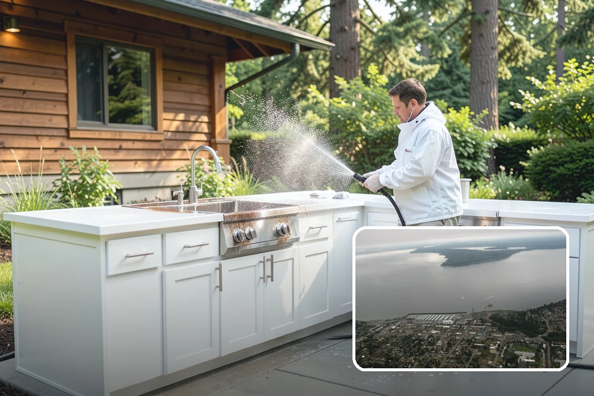 Garage Floor Cleaning in Des Moines, King County, WA - Cuts through years of oil, brake dust, and tracked-in road salt