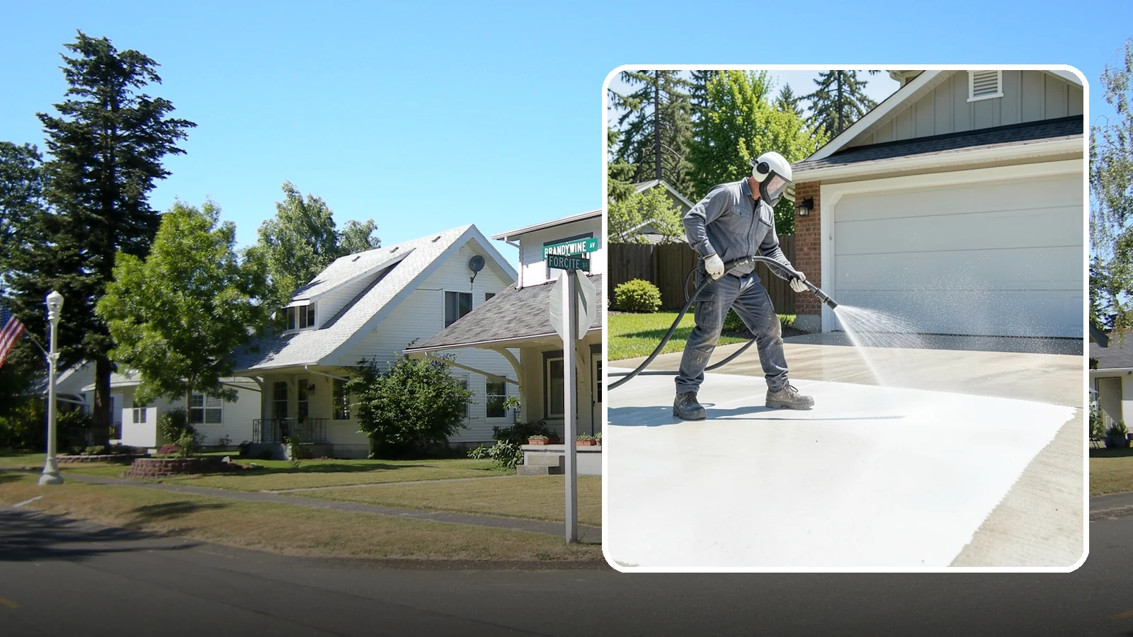 Garage Floor Cleaning in DuPont, Pierce County, WA - Deep-clean oil-soaked, dusty garage floors to a bright, safer surface ready for parking or coating.