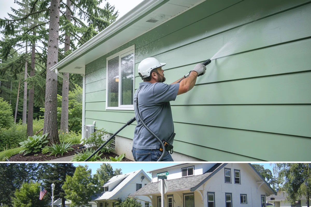 Garage Floor Cleaning in DuPont, Pierce County, WA - Because a garage floor is sheltered, this service works year-round, though winter is popular when homeowners prep for coating...