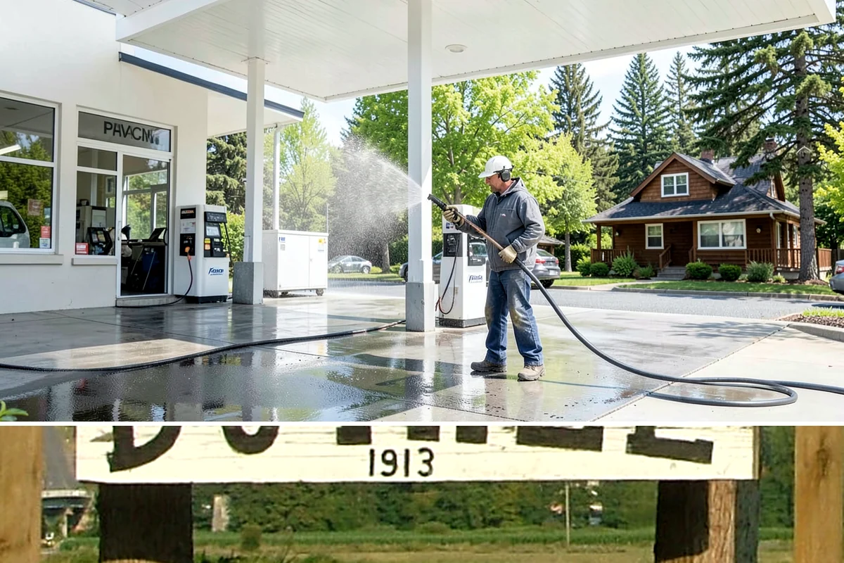 Garage Floor Cleaning in Duvall, King County, WA - Because a garage floor is sheltered, this service works year-round, though winter is popular when homeowners prep for coating...