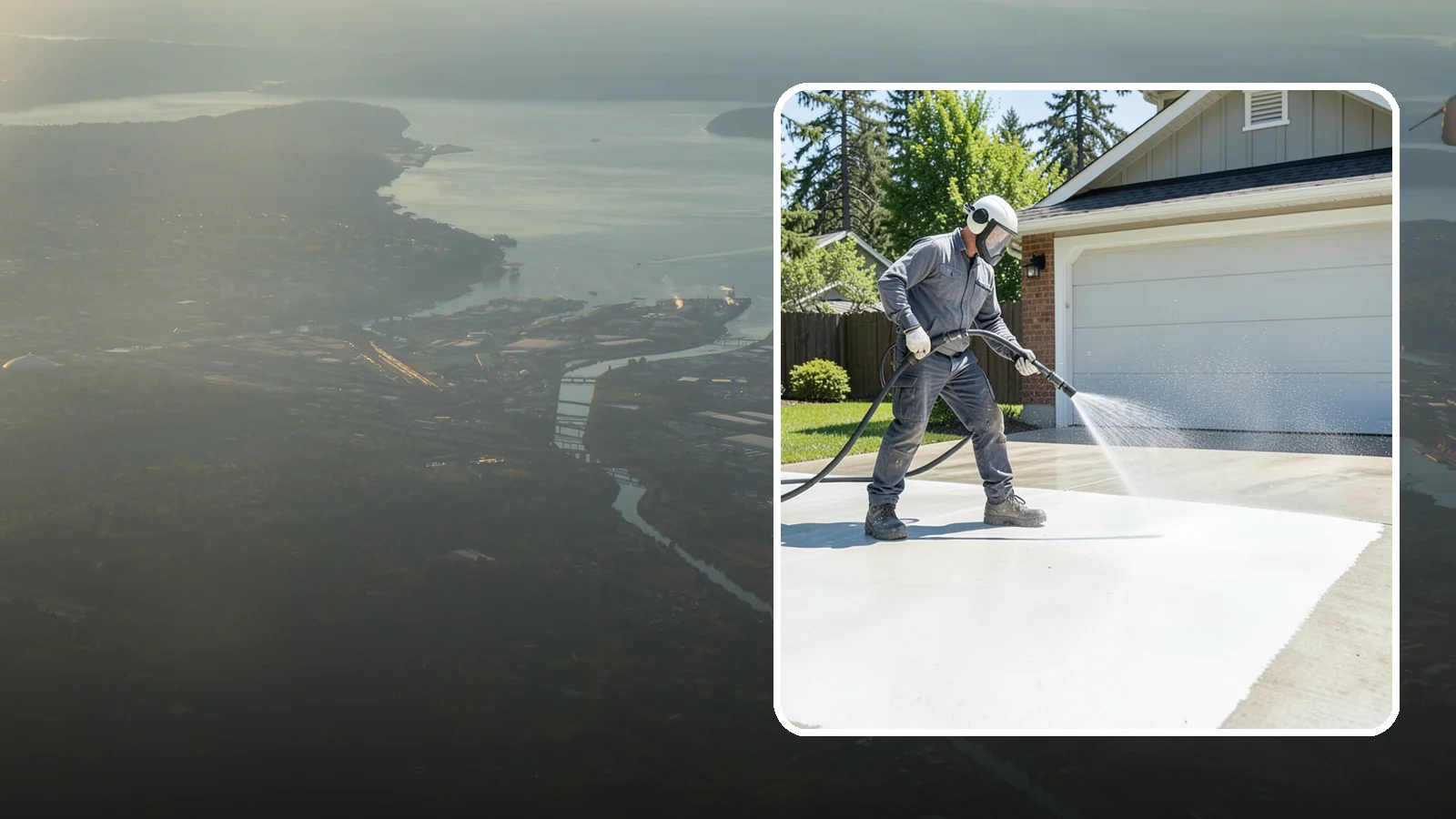 Garage Floor Cleaning in Fife, Pierce County, WA - Deep-clean oil-soaked, dusty garage floors to a bright, safer surface ready for parking or coating.