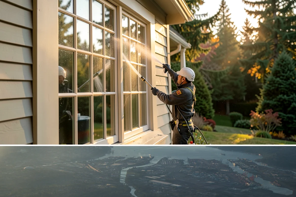 Garage Floor Cleaning in Fife, Pierce County, WA - Because a garage floor is sheltered, this service works year-round, though winter is popular when homeowners prep for coating...