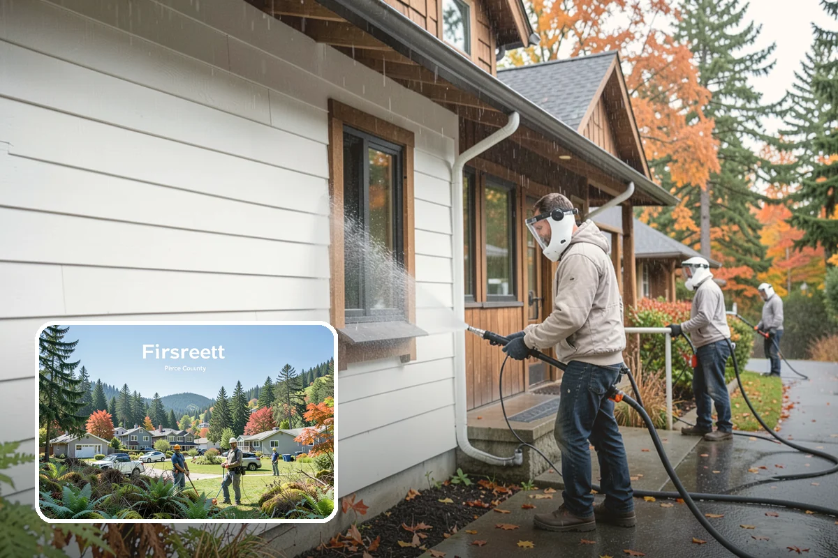 Garage Floor Cleaning in Fircrest, Pierce County, WA - Cuts through years of oil, brake dust, and tracked-in road salt