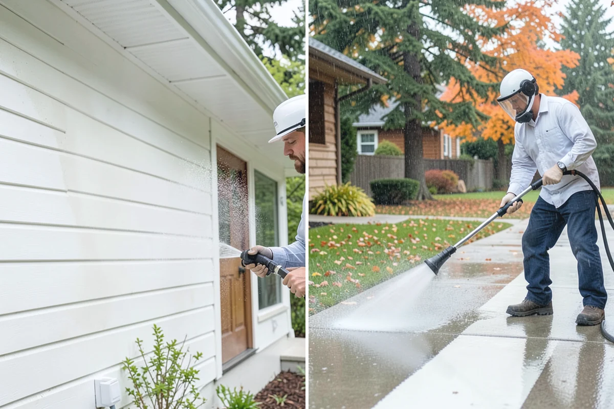 Garage Floor Cleaning in Hamilton, Skagit County, WA - Clear the floor and mask off walls and storage areas