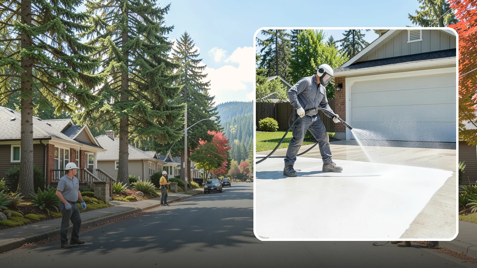 Garage Floor Cleaning in Hunts Point, King County, WA - Deep-clean oil-soaked, dusty garage floors to a bright, safer surface ready for parking or coating.