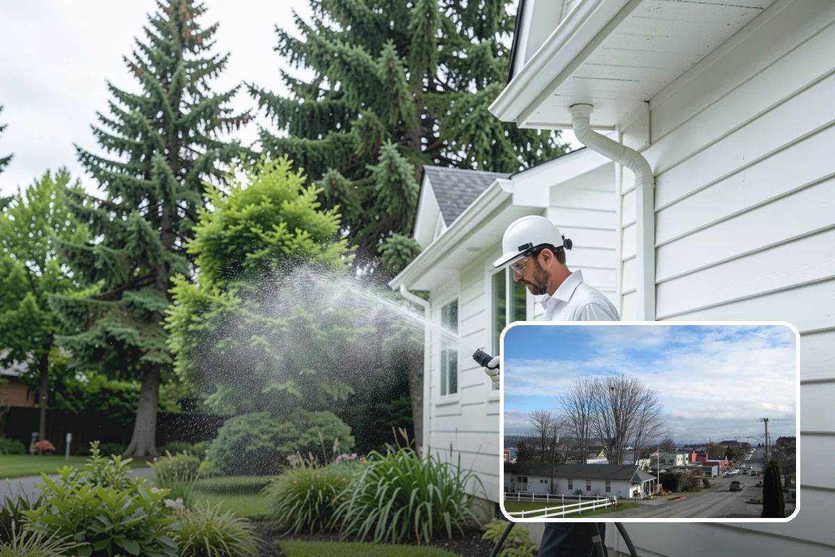Garage Floor Cleaning in Langley, Island County, WA - Cuts through years of oil, brake dust, and tracked-in road salt