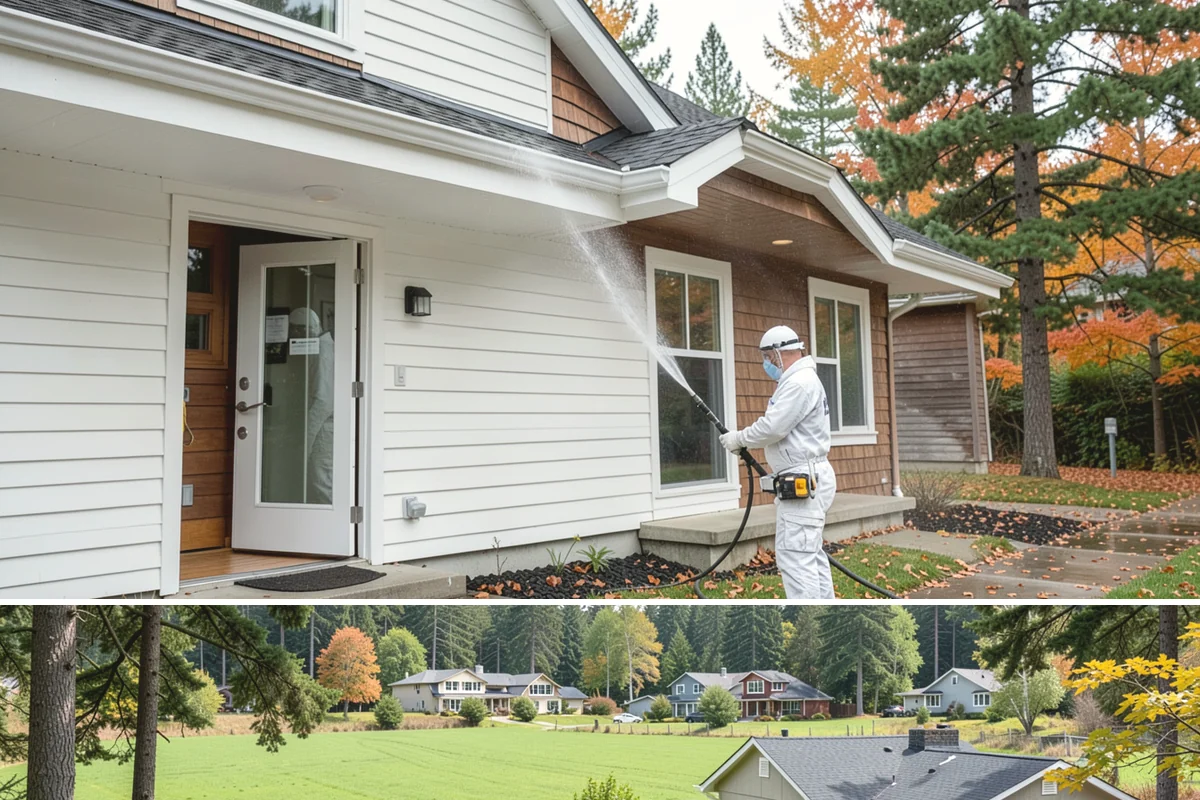 Garage Floor Cleaning in Lyman, Skagit County, WA - Because a garage floor is sheltered, this service works year-round, though winter is popular when homeowners prep for coating...