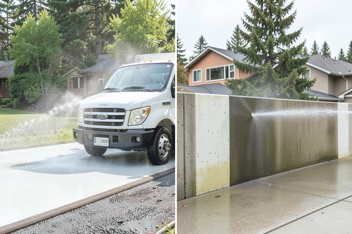 Garage Floor Cleaning in Marysville, Snohomish County, WA - Clear the floor and mask off walls and storage areas