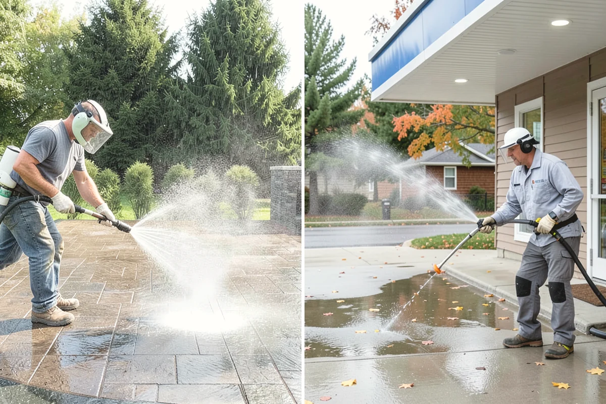 Garage Floor Cleaning in Monroe, Snohomish County, WA - Clear the floor and mask off walls and storage areas