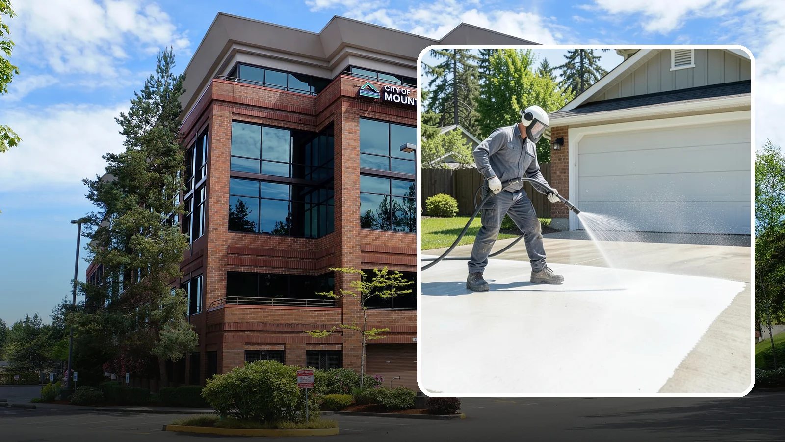 Garage Floor Cleaning in Mountlake Terrace, Snohomish County, WA - Deep-clean oil-soaked, dusty garage floors to a bright, safer surface ready for parking or coating.