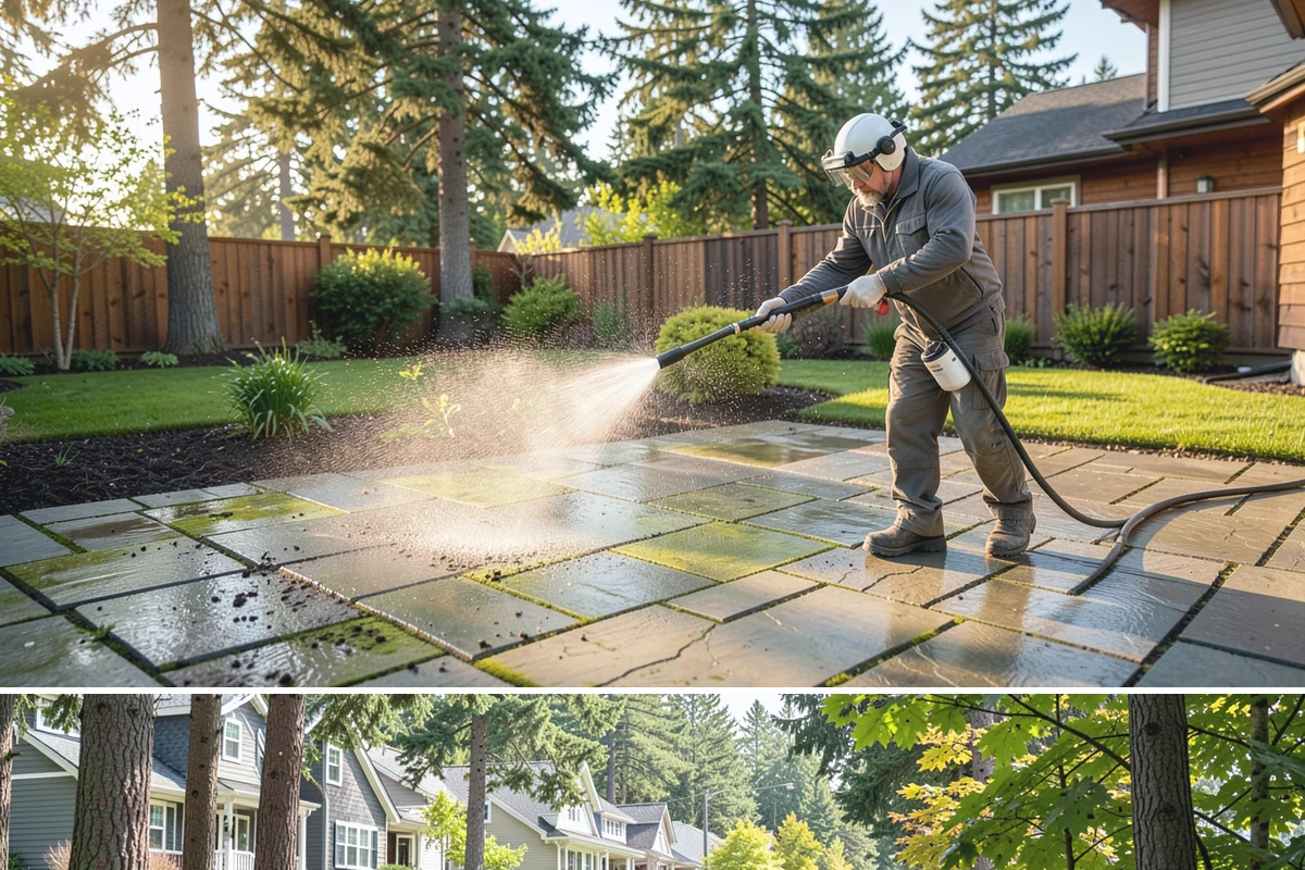 Garage Floor Cleaning in Normandy Park, King County, WA - Because a garage floor is sheltered, this service works year-round, though winter is popular when homeowners prep for coating...