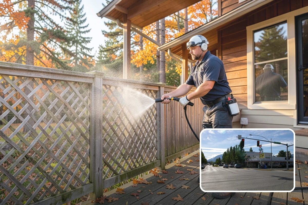 Garage Floor Cleaning in North Bend, King County, WA - Cuts through years of oil, brake dust, and tracked-in road salt