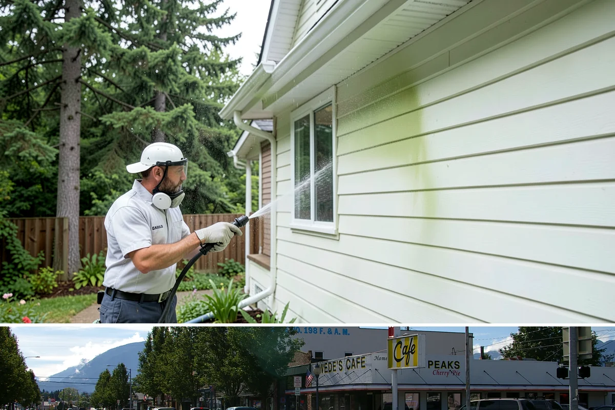 Garage Floor Cleaning in North Bend, King County, WA - Because a garage floor is sheltered, this service works year-round, though winter is popular when homeowners prep for coating...