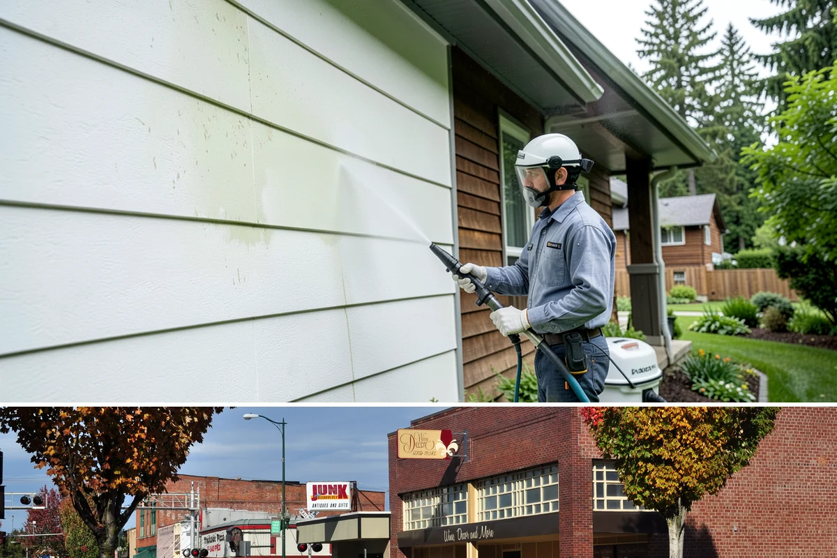 Garage Floor Cleaning in Puyallup, Pierce County, WA - Because a garage floor is sheltered, this service works year-round, though winter is popular when homeowners prep for coating...