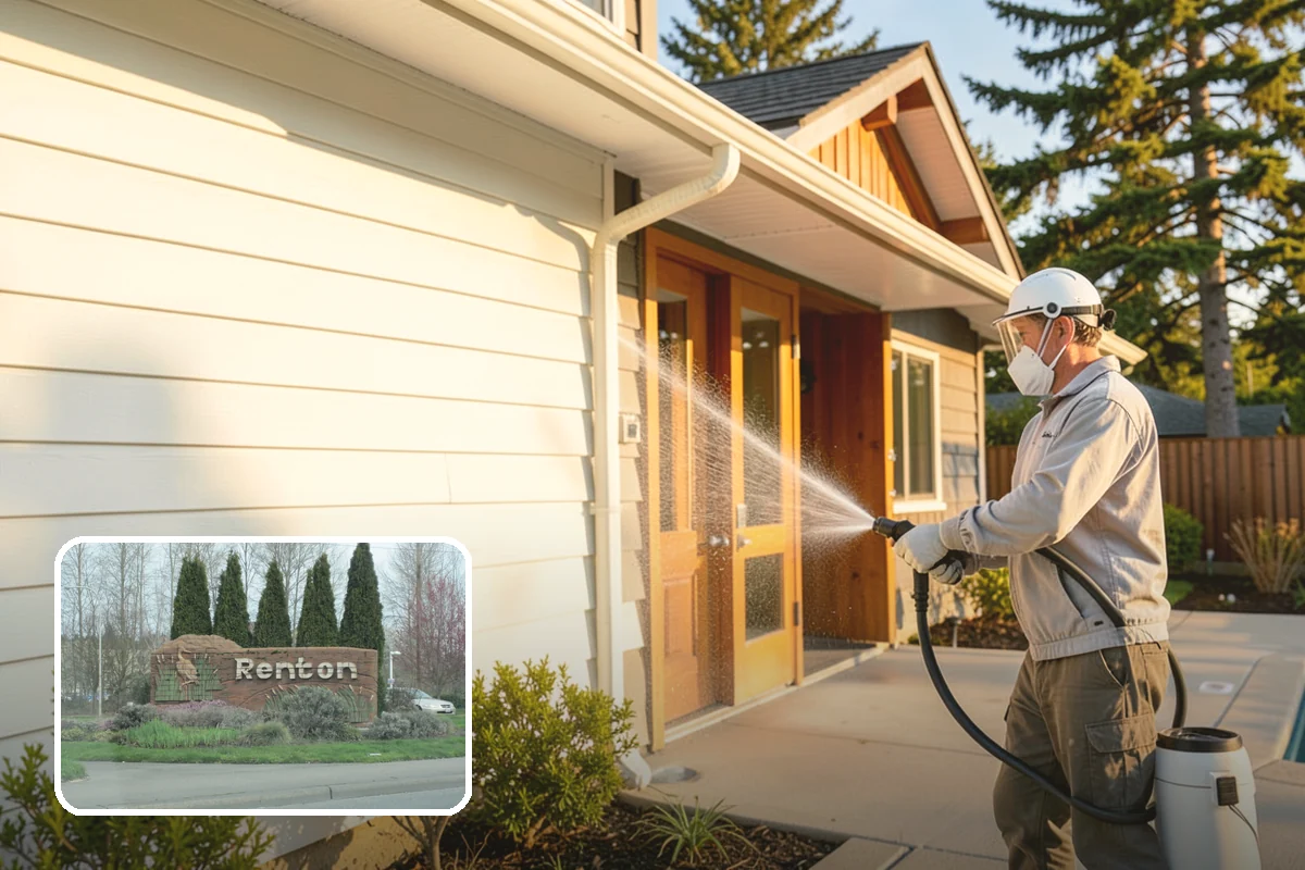 Garage Floor Cleaning in Renton, King County, WA - Cuts through years of oil, brake dust, and tracked-in road salt