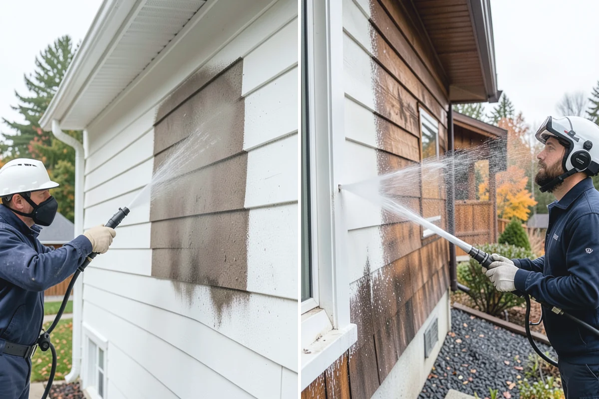 Garage Floor Cleaning in Renton, King County, WA - Clear the floor and mask off walls and storage areas