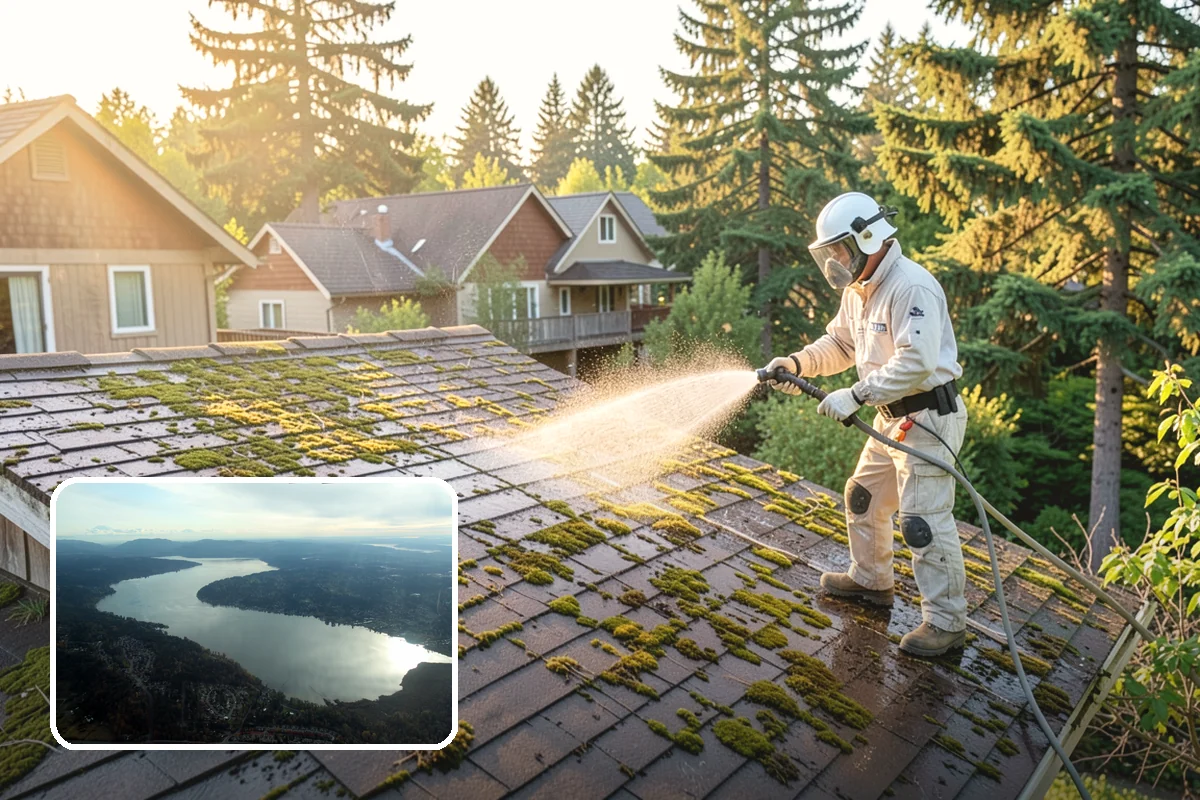 Garage Floor Cleaning in Sammamish, King County, WA - Cuts through years of oil, brake dust, and tracked-in road salt
