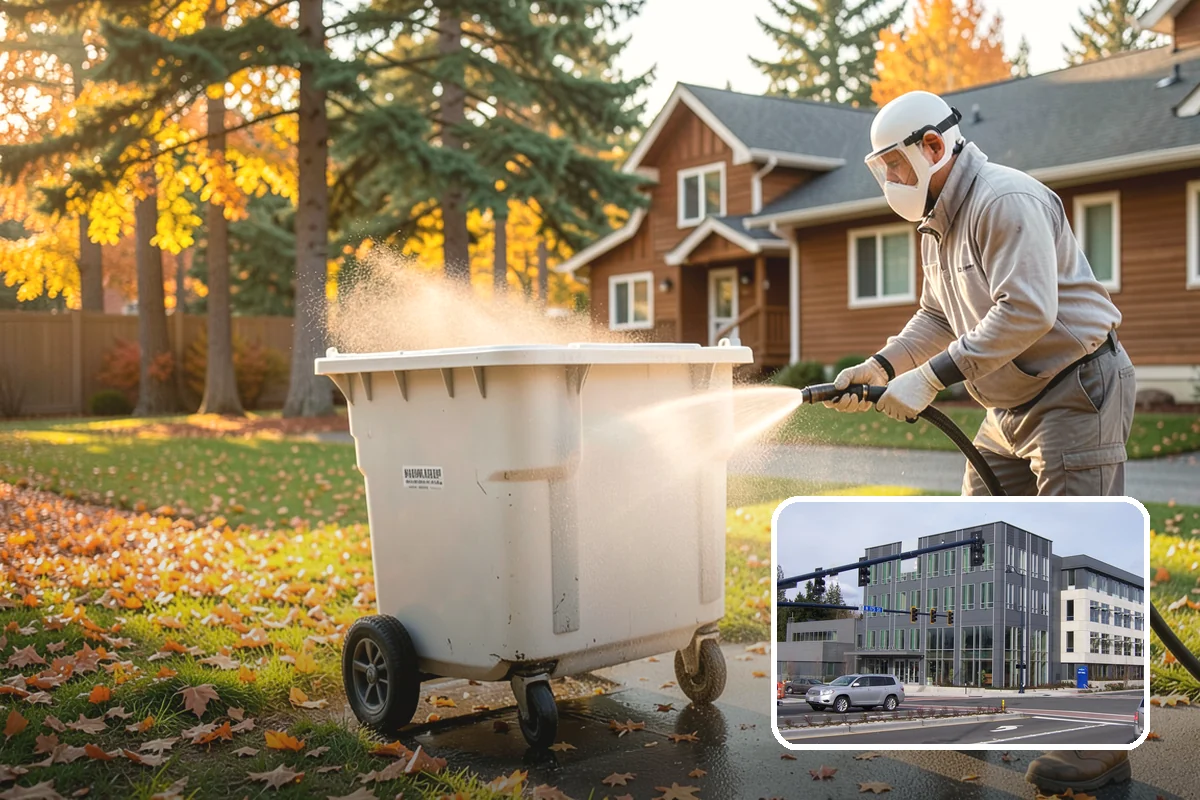 Garage Floor Cleaning in Shoreline, King County, WA - Cuts through years of oil, brake dust, and tracked-in road salt