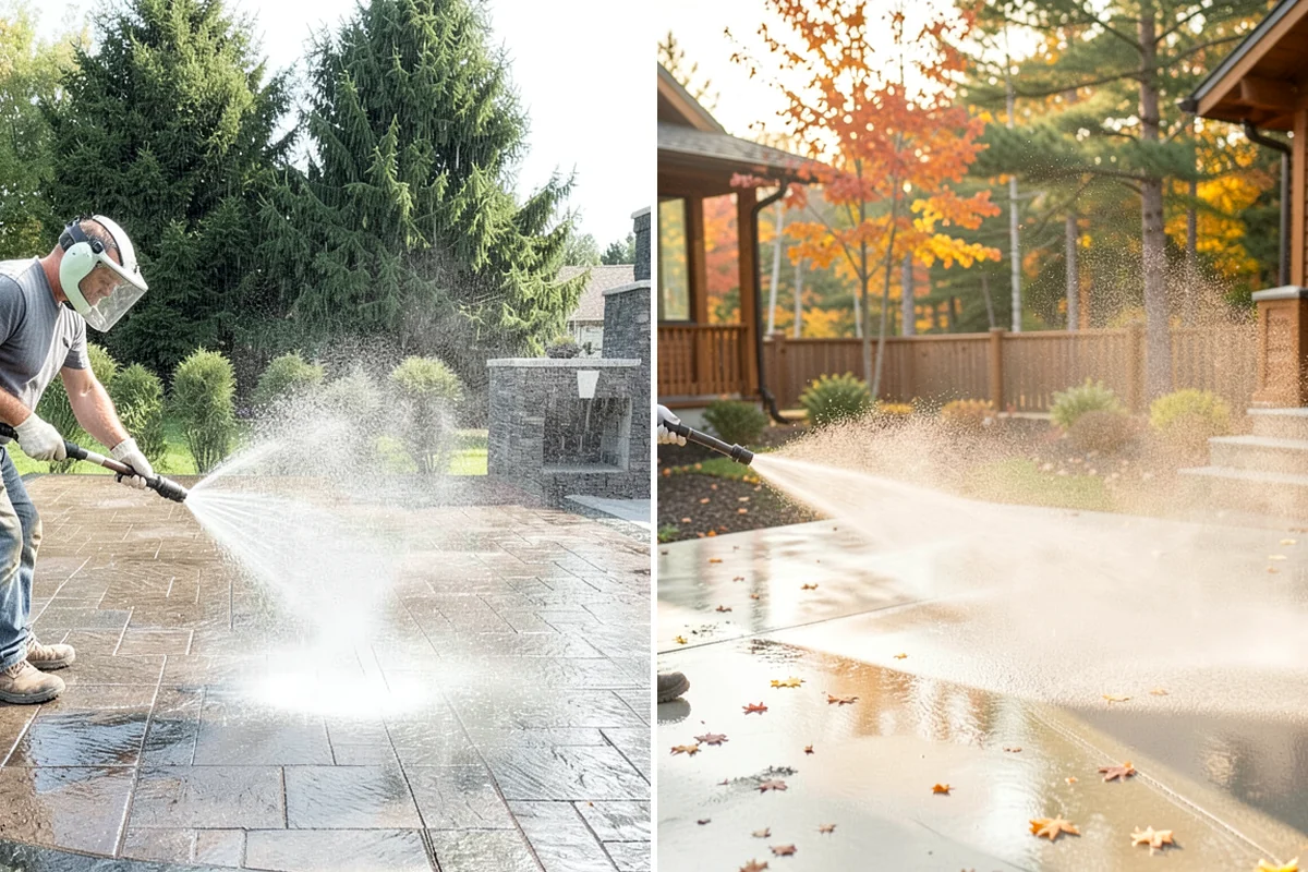 Garage Floor Cleaning in Shoreline, King County, WA - Clear the floor and mask off walls and storage areas